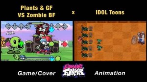 Plants VS Zombie BF “BLOOM N BRAINS / BAD BASH” | PVZ Plants VS Rappers | GAME x FNF Animation