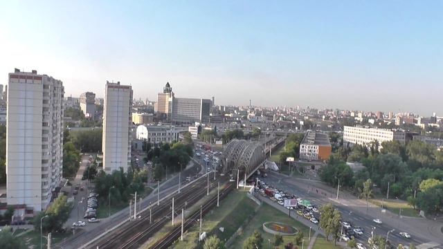 Поезда на Павелецком путепроводе в Москве смотреть онлайн