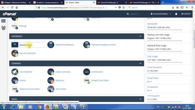 How to upload WordPress website from localhost to cPanel server смотреть онлайн