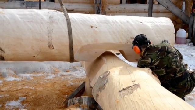 Срубы из отборных брёвен сибирского кедра смотреть онлайн