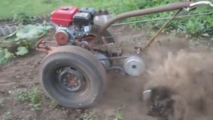 мотоблок из кпп заз с фрезой от Дигриз