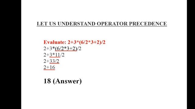 OPERATOR PRECEDENCE AND ASSOCIATIVITY IN JAVA #ShardaKarmakar  #ICSE #shardakarmakar #E-SHIKSHA