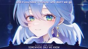 Nightcore - Somewhere Only We Know (Lyrics)