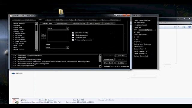 Sub Attack Weapon Tutorial (phBot)