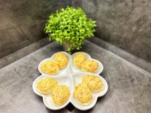 Закуска. Фаршированные яйца.