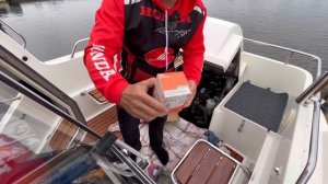 Замена масла в катере, стационар mercruiser 1.7 дизель. Silver Star Cabin