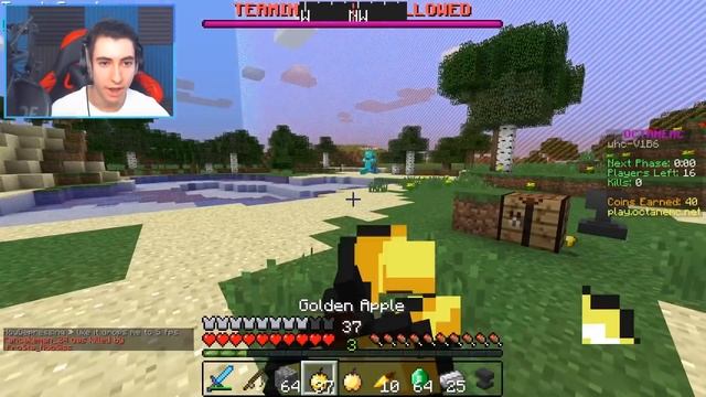 Minecraft UHC but ores are LOOT CHESTS... смотреть онлайн