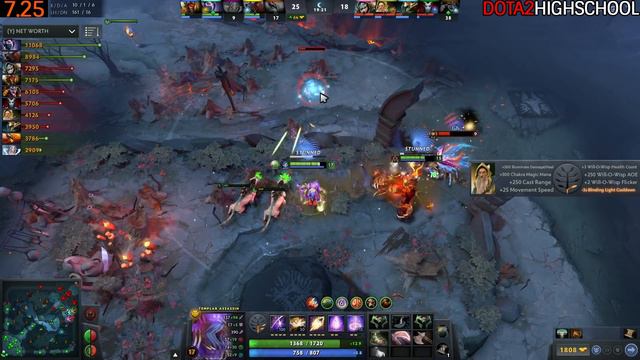 W33 [Templar Assassin] Brutal Damage 100% Destroyed Mid 7.25 Dota 2 смотреть онлайн