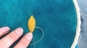 How to apply pearl purl outline, goldwork embroidery tutorial