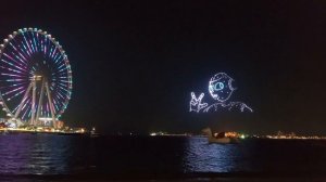 Drone show at Palm Jumeirah Beach, Dubai(5)