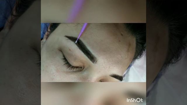 Микроблейдинг бровей в технике напыления. смотреть онлайн