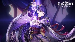 Демонстрация персонажа — Сёгун Райден. Решение о безмятежности. Genshin Impact.