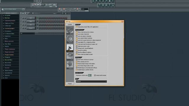Первоначальная настройка FL StudioFirst configure FL Studio
