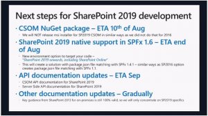 Introduction to SharePoint Server 2019 Development Platform - August 2018