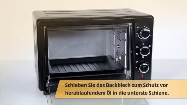 Minibackofen mit Rotisserie смотреть онлайн