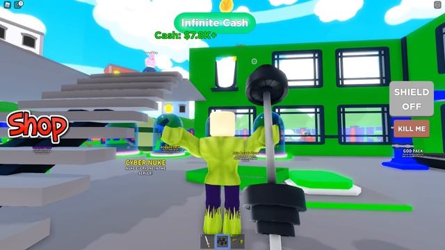 Роблокс, но мы стали ХАЛКОМ в супергерой тайкон ! смотреть онлайн