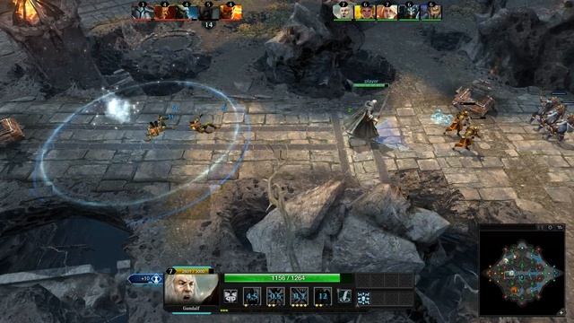 #P4F - Guardians of Middle-earth - Gandalf Gameplay смотреть онлайн