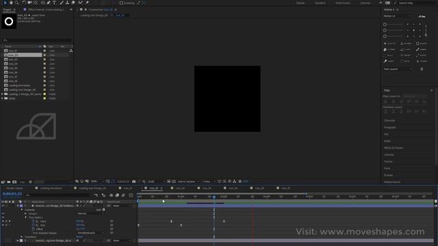 After Effects - Animated Loading Icon Tutorial #1 смотреть онлайн