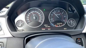 BMW F30 320dx B47 pежим экономии топлива ECO PRO / BMW F30 320dx B47 ECO PRO mode.