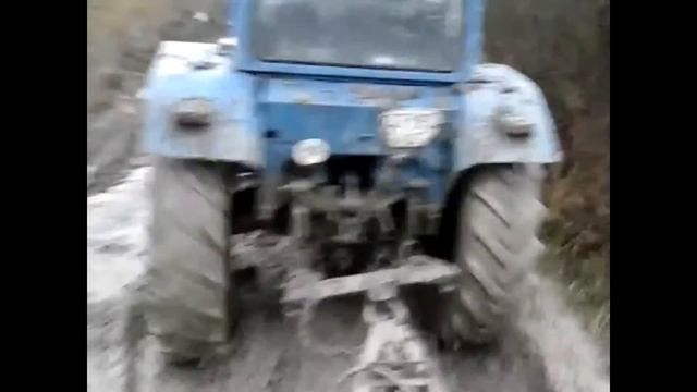 МТЗ 80-82 заготовка дров по грязи часть 2 смотреть онлайн