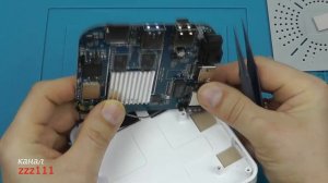 Разборка Mecool KM6 Delux, температура процессора Amlogic S905X4