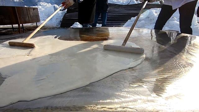 Масленица Сахалин Гига-Блин Технология выпекания Шеф-повара в деле парк Эпизод III подготовка смотреть онлайн