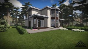 Каркасный дом на две семьи