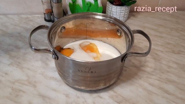 Очень лёгкий способ приготовления пирога. Нежный и вкусный Турецкий десерт! Рекомендую!