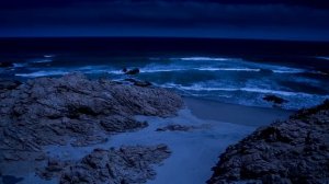 Sleep with Ocean Sounds at Night - NO MUSIC - Relaxing Rolling Waves for Sleeping