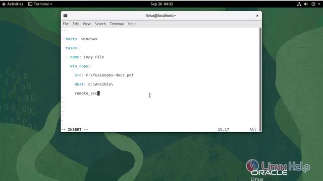 How to copy files and folders in windows by using Ansible Playbook on Oracle Linux 8.5 смотреть онлайн