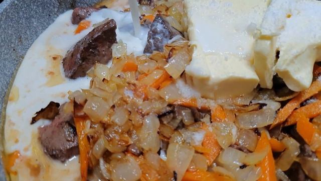 Паштет из говяжьей печени. Быстро, просто, вкусно.