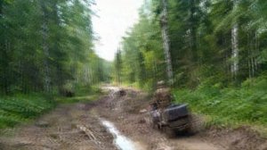 Нарезка опасных моментов дороги на Пихтовый гребень
