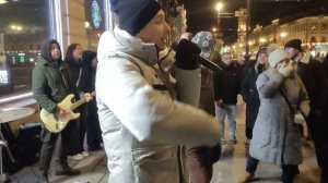 ID AHO - Где был бы я! Классная вечеринка с группой Айдахо и танцором Майклом на Невском проспекте!