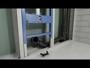 Монтаж инсталляции Geberit в гипсокартон