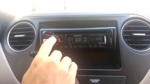 Hyundai i10 with Kenwood KDC-BT34U + Alpine SXE-1725S