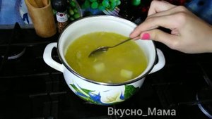 Ароматный суп с яичной лапшой, на курином бульоне??