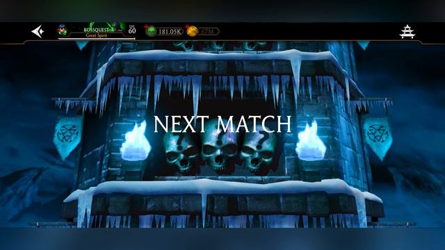 LIN KUEI TOWER 190-200 WITH GOLD KLASSIC TEAM .Mortal Kombat Mobile.