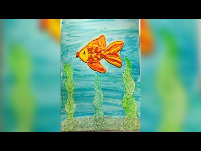 Как сделать золотую рыбку из пластилина своими руками смотреть онлайн