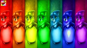 Говорящий том 🐱🐱🐱 Цвета Семь цветов радуги видео для детей
