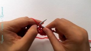 Узор «БУФЫ» спицами. Вязание спицами.