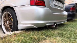 Выхлоп STI Genome на Subaru Forester SG5 ej205