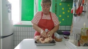 Завтра в дорогу. Курочка  в фольге.