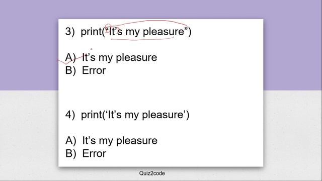 Python: Everything about print() function with MCQs part(1)