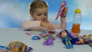 Кукла Голубичка из мультика Шарлотта Земляничка сюрпризы и игрушки распаковка do