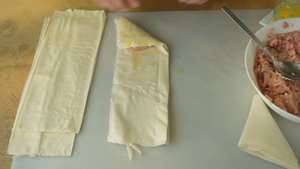 БЫСТРЫЕ пирожки из теста фило - 2 начинки на выбор