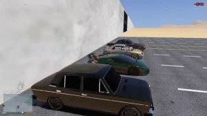 Subaru Impreza WRX STI vs Lada Vaz 2106 DRAG-гонках в GTA 5 Online,