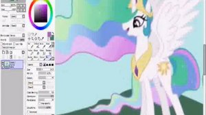 SpeedPaint- MLP Princess Celestia and Luna part 2