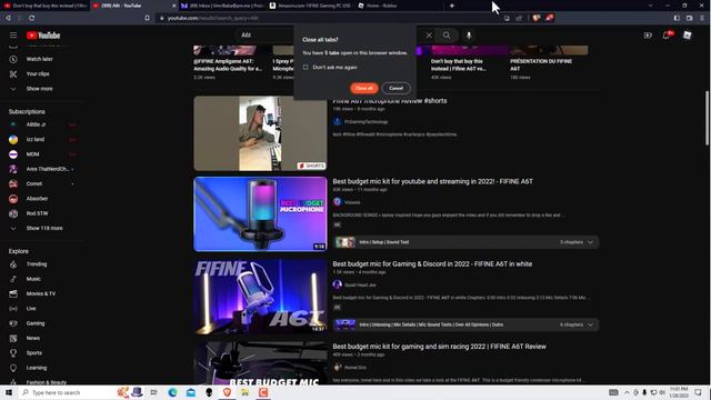 A6T Fifine Microphone Test смотреть онлайн