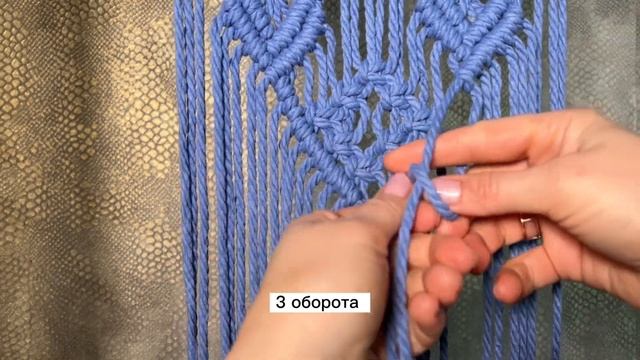 Современное кашпо в технике макраме