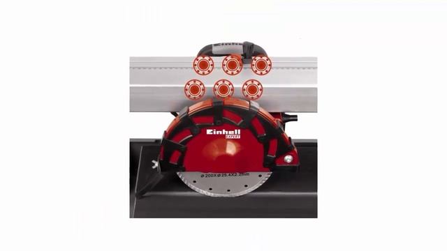 Плиткорез электрический Einhell TE-TC 620 U подходит для плитки большого размера длина реза 620 мм смотреть онлайн